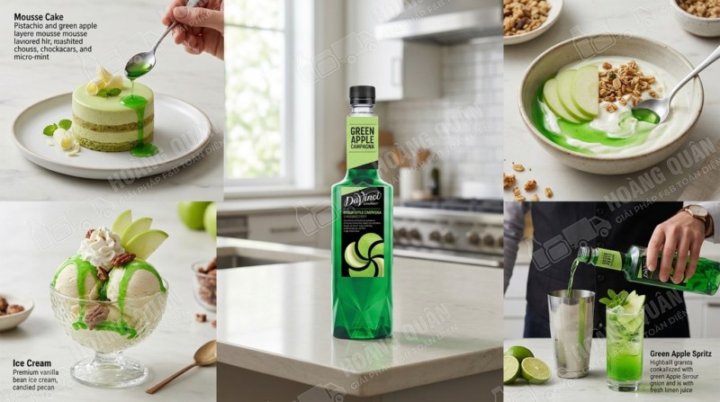 Davinci Syrup Táo Xanh 750ml