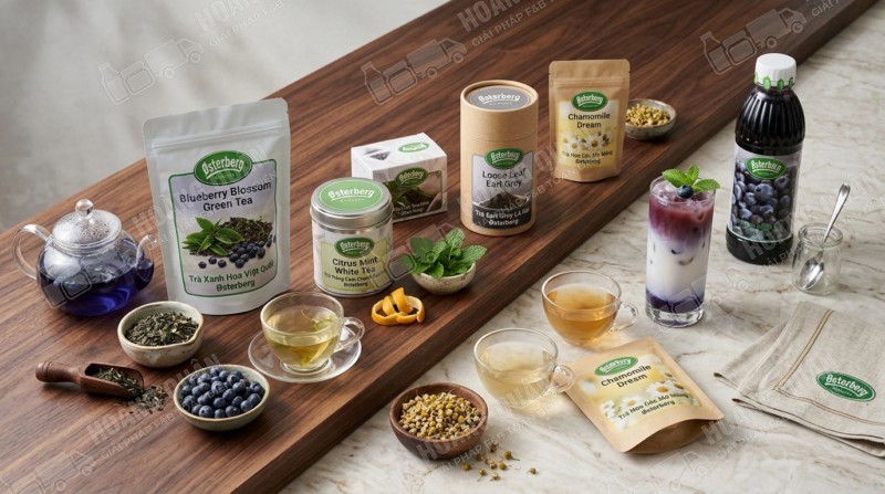 Osterberg Sinh Tố vị Việt Quất