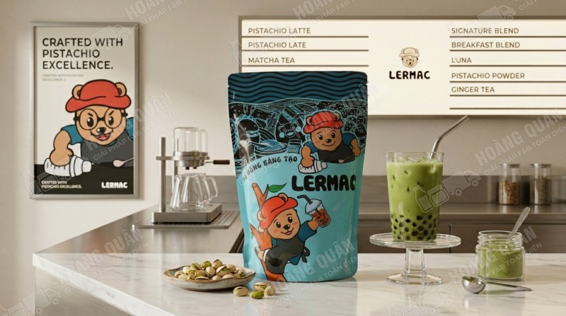 Bột hạt dẽ cười gấu Lermao