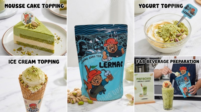 Bột hạt dẽ cười gấu Lermao