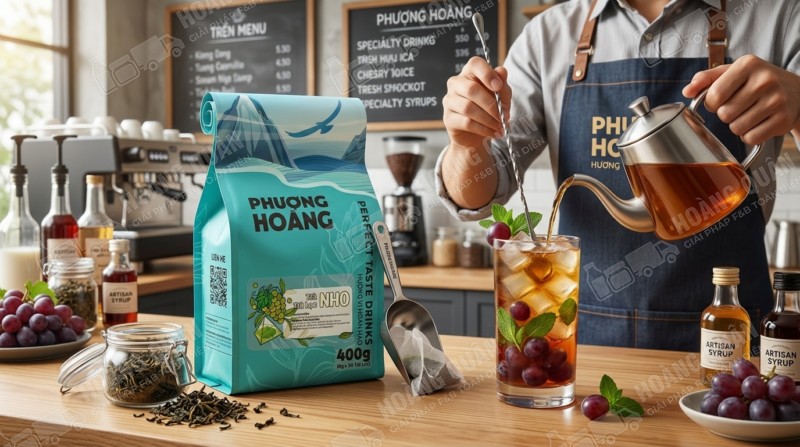 Trà O Long Nho túi Lọc Phượng Hoàng