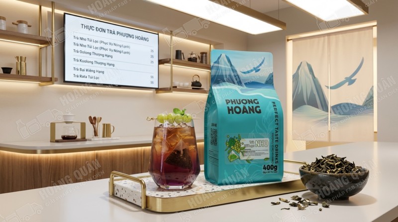 Trà O Long Nho túi Lọc Phượng Hoàng