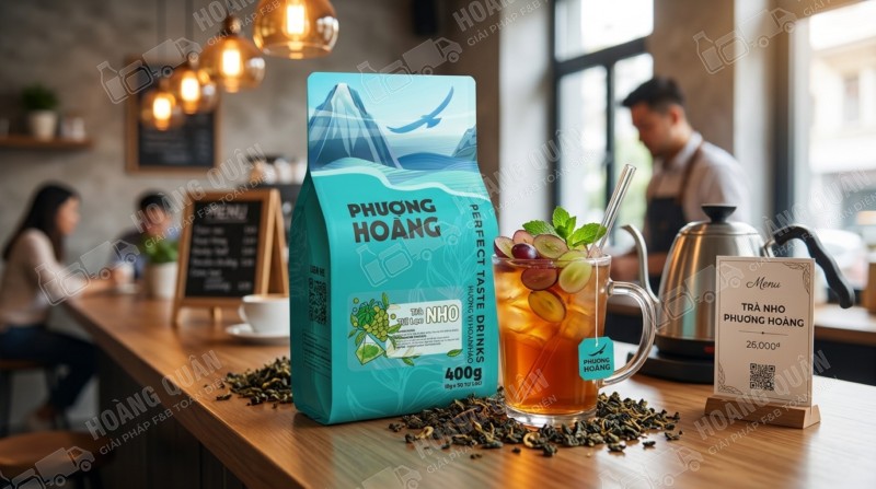 Trà Ô Long Nho Túi Lọc Phượng Hoàng (30 Túi/Gói - 40 Gói/Thùng) - Ảnh 9