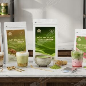 Bột matcha nguyên chất gấu lermao 500g