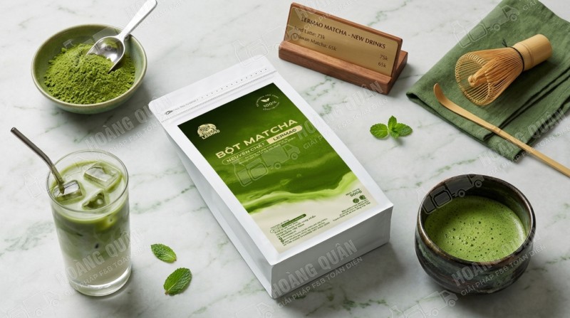 Bột matcha nguyên chất gấu lermao 500g