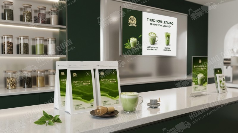 Bột matcha nguyên chất gấu lermao 500g