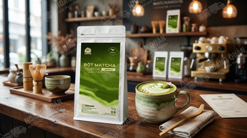 Bột matcha nguyên chất gấu lermao 500g