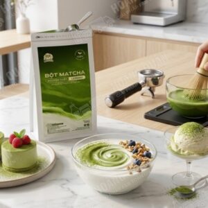 Bột matcha nguyên chất gấu lermao 500g