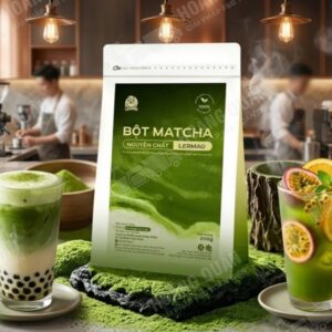 Bột matcha nguyên chất Gấu Lermao