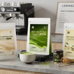 Bột matcha nguyên chất Gấu Lermao