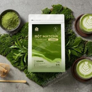 Bột matcha nguyên chất Gấu Lermao