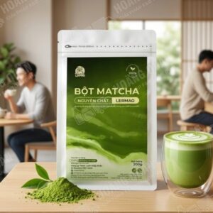 Bột matcha nguyên chất Gấu Lermao