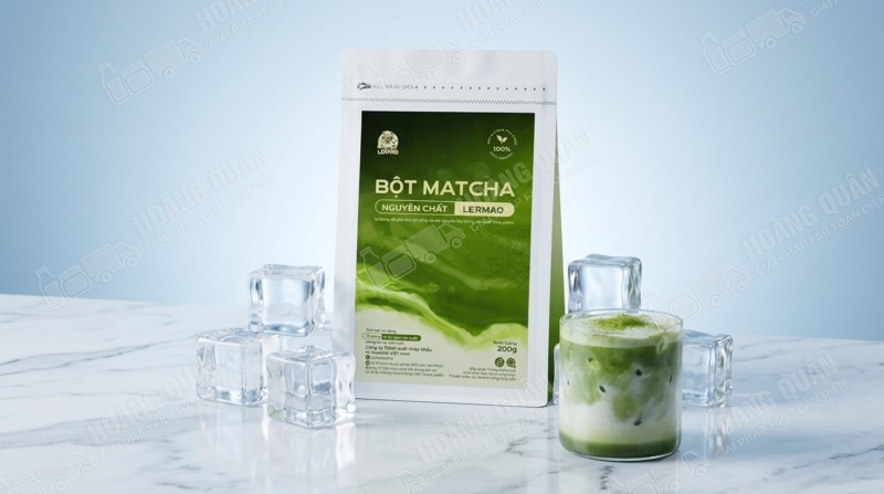 Bột matcha nguyên chất Gấu Lermao