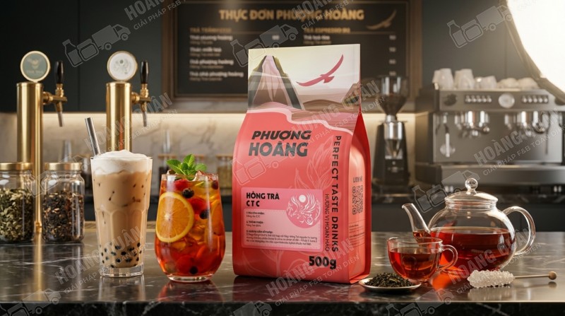 Hồng Trà Bột CTC Phượng Hoàng