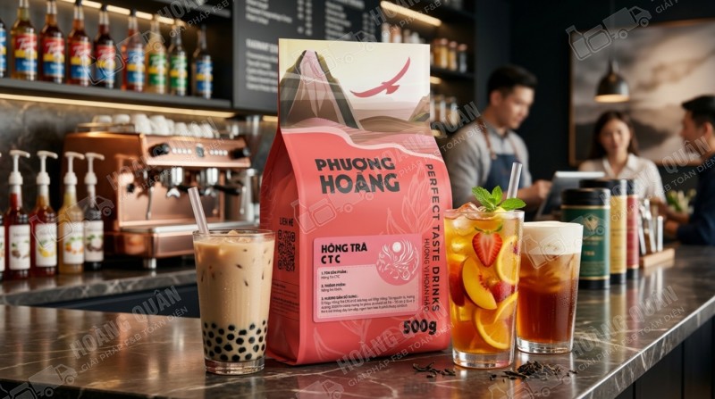 Hồng Trà Bột CTC Phượng Hoàng