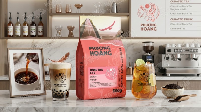 Hồng Trà Bột CTC Phượng Hoàng