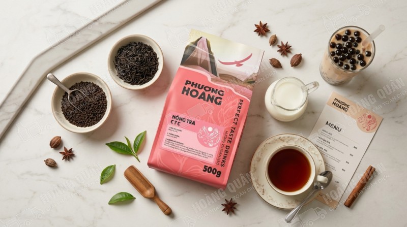 Hồng Trà Bột CTC Phượng Hoàng