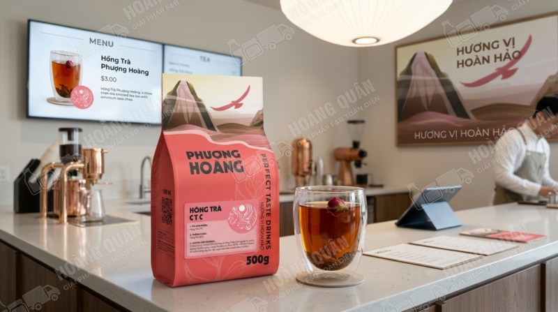 Hồng Trà Bột CTC Phượng Hoàng