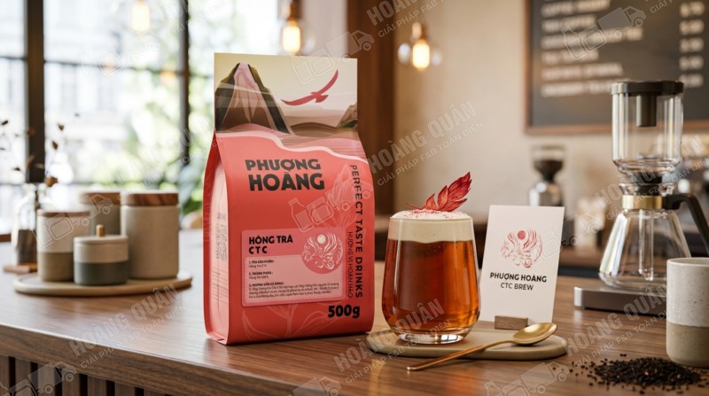 Hồng Trà Bột CTC Phượng Hoàng