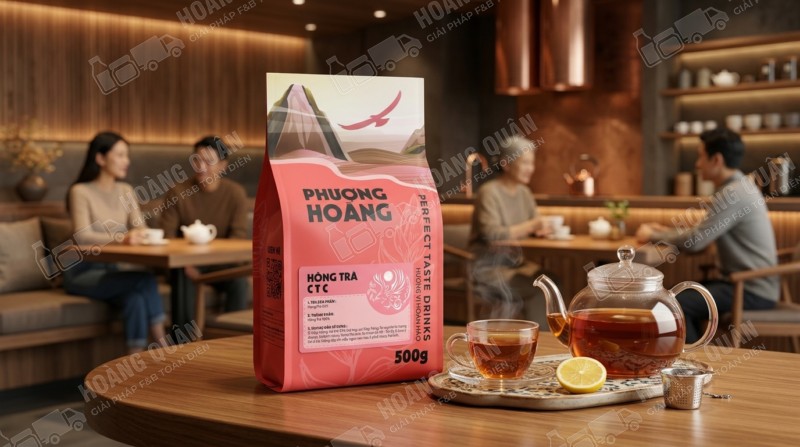 Hồng Trà Bột CTC Phượng Hoàng