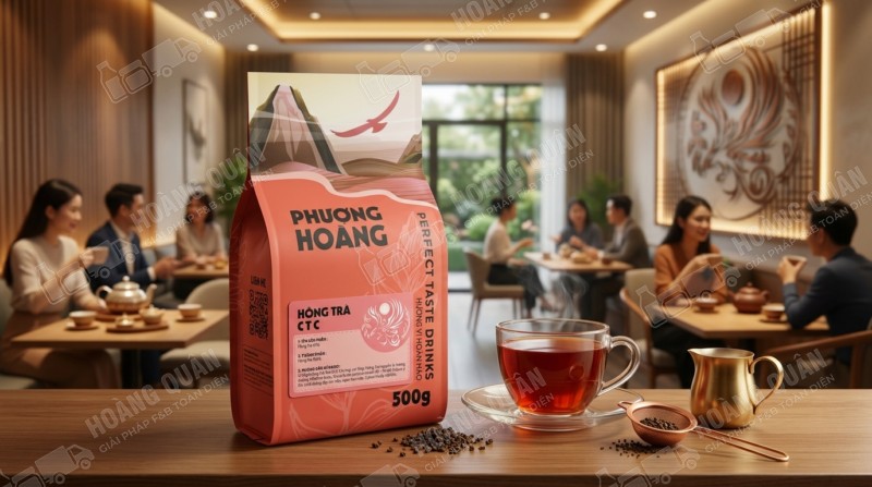 Hồng Trà Bột CTC Phượng Hoàng