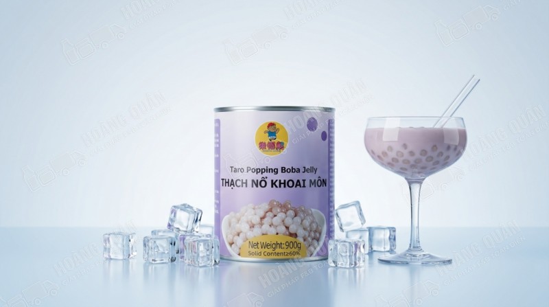 Thạch nổ khoai môn gấu lermao
