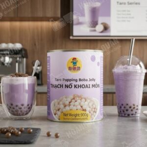 Thạch nổ khoai môn gấu lermao