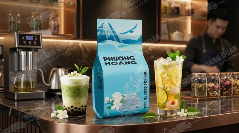 Tra Xanh Nhài Nguyên Lá Phượng Hoàng