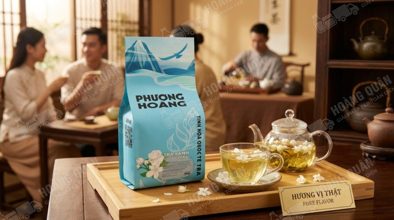 Tra Xanh Nhài Nguyên Lá Phượng Hoàng