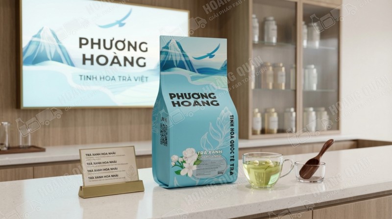 Tra Xanh Nhài Nguyên Lá Phượng Hoàng