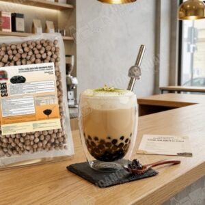 Gấu Lermao Trân Châu Nấu Caramel