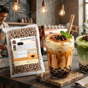 Gấu Lermao Trân Châu Nấu Caramel
