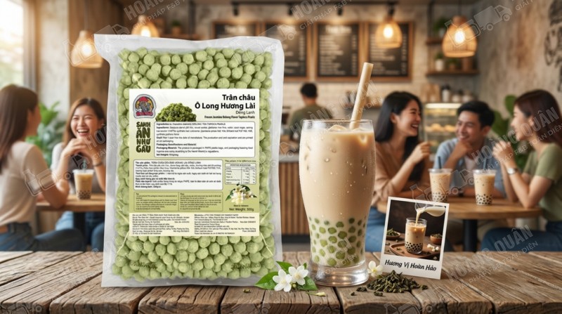 Trân Châu Nấu Vị Olong