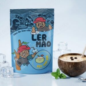 Colorful packaging with food items