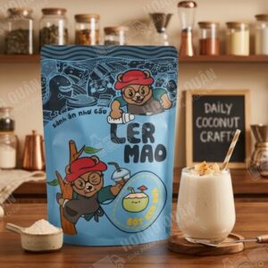 Gấu Lermao Bột Foam Vị Dừa