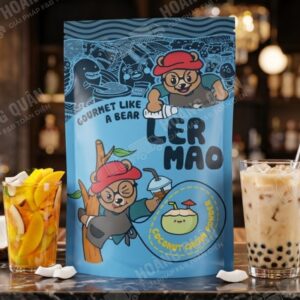 Gấu Lermao Bột Foam Vị Dừa