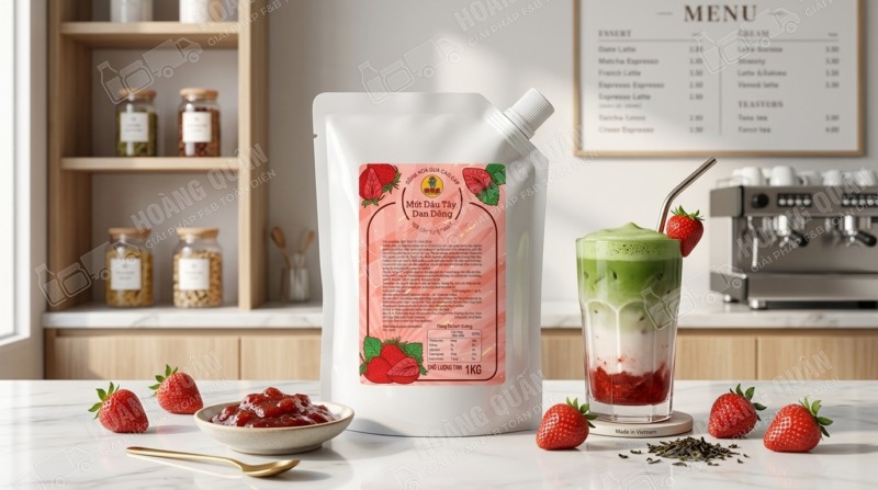 Gấu Lermao- Mứt Dâu Đan Đông 1kg