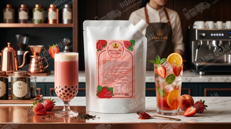 Gấu Lermao- Mứt Dâu Đan Đông 1kg