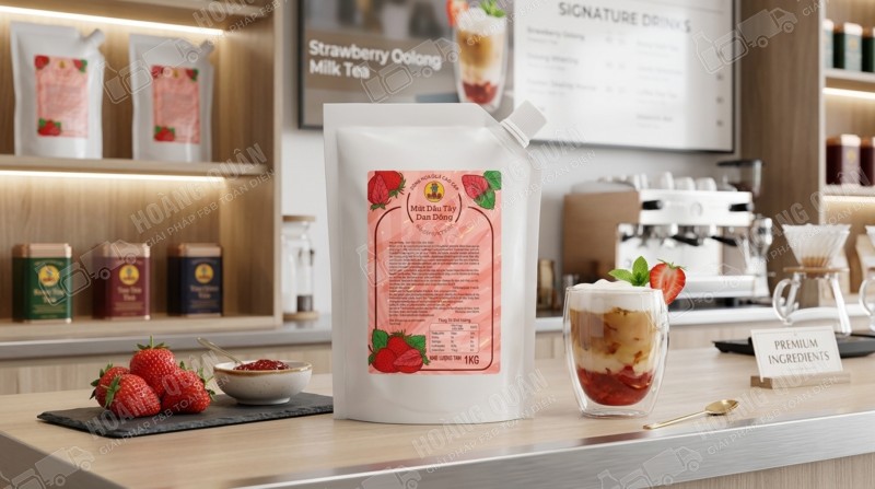 Gấu Lermao- Mứt Dâu Đan Đông 1kg