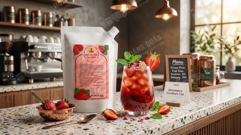 Gấu Lermao- Mứt Dâu Đan Đông 1kg