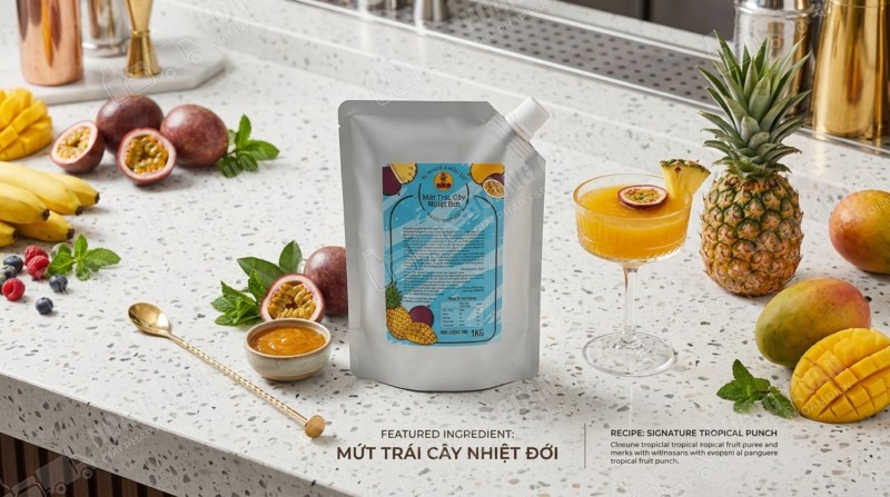 Gấu Lermao Mứt Nhiệt Đới 1kg