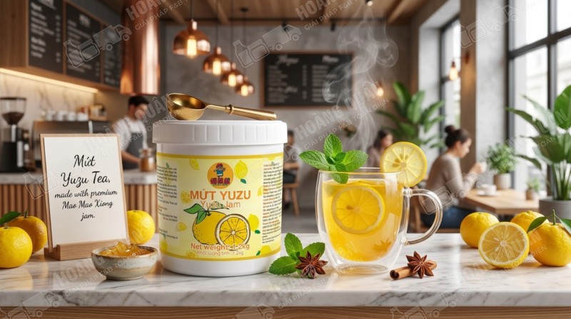 Gấu Lermao Mứt Yuzu Mật Ong