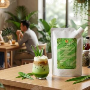 Mứt Lá Dứa Gấu Lermao