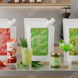 Mứt Lá Dứa Gấu Lermao