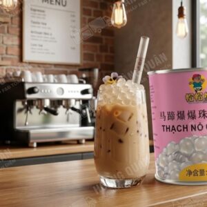 Thạch Nổ Củ Năng Thủy Tinh Gấu Lermao