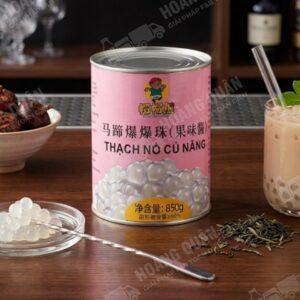 Thạch Nổ Củ Năng Thủy Tinh Gấu Lermao