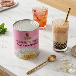 Thạch Nổ Củ Năng Thủy Tinh Gấu Lermao