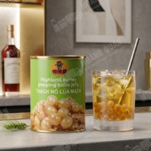 Thạch Nổ Lúa Mạch Gấu Lermao 850g