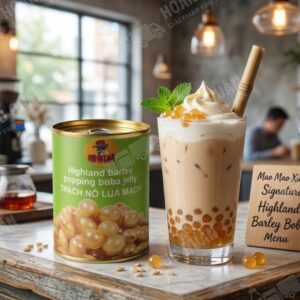 Thạch Nổ Lúa Mạch Gấu Lermao 850g