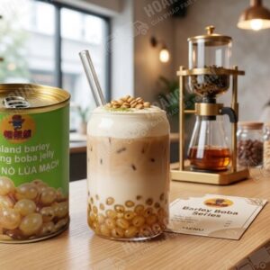 Thạch Nổ Lúa Mạch Gấu Lermao 850g